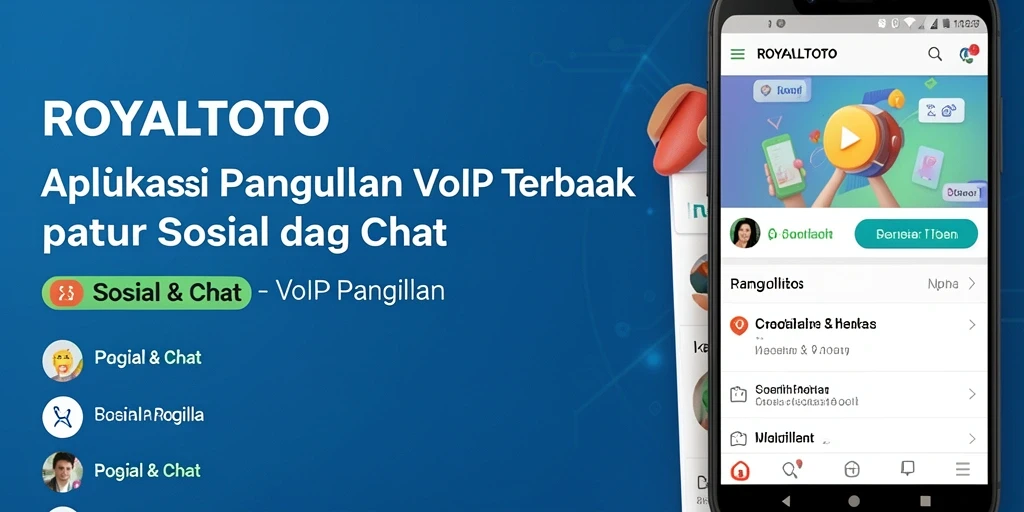 Antarmuka aplikasi ROYALTOTO dengan fitur VoIP Panggilan yang menarik.